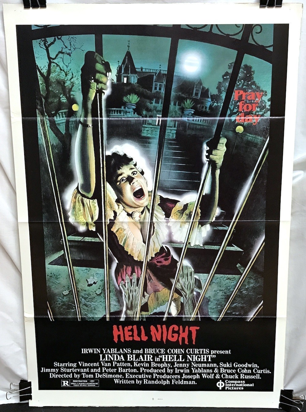 Hell Night 1981 Tri Folded Poster